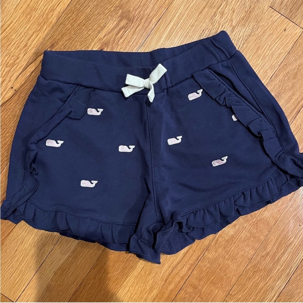 Vineyard Vines for Target girls ruffle whale shorts 6/6X